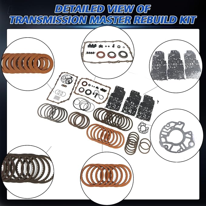 6L90 6L90E 6L80 6L80E Transmission Rebuild Kit Compatible with Escalade STS-V Express 1500 2500 3500 4500/Cadillac GMG Hummer Holden Pontiac 6 SPEED Transmission OE 195903XLS
