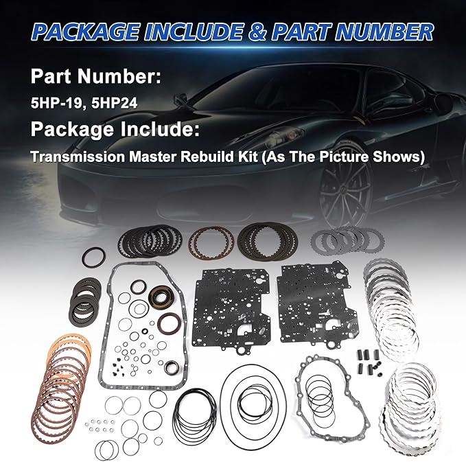 5HP-19 5HP19 Transmission Master Kit Gearbox Rebuild Parts Fits for A4 A6 A8 S4 Allroad Quattro Passat Replace OE 5HP-19 5HP19