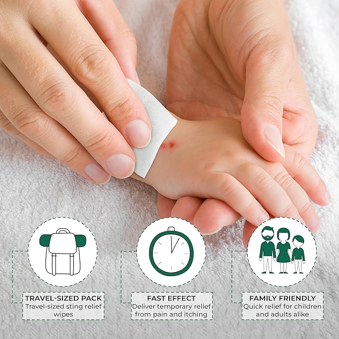 Ever Ready First Aid Sting Relief Wipes, 300 Count
