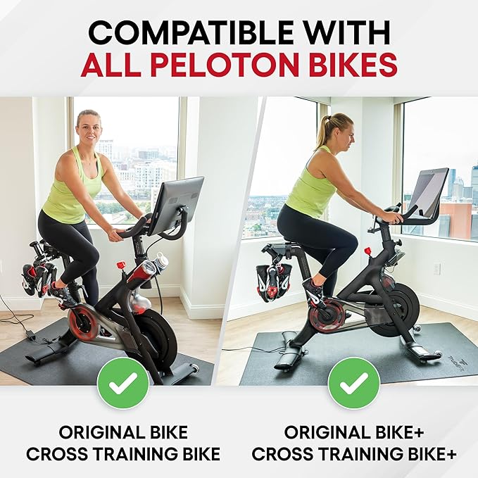 TrubliFit Replacement Seat & Handlebars Slide Adjustment Handles - L Handle for All Peloton Bikes (Original Peloton Bike & Bike+ and Cross Training Bike & Bike+) - All Metal Handles 2-Pack
