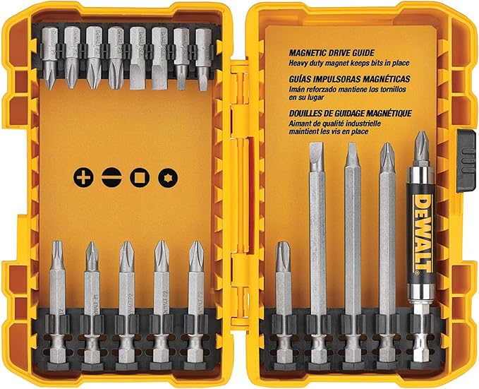 DEWALT Screwdriver Bit Set, Impact Driver and Drill Bit Set, 100-Piece (DWA2FTS100)