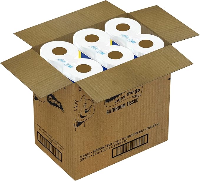 Charmin Ultra Soft Cushiony Touch Toilet Paper, 24 Family Mega Rolls = 123 Regular Rolls (Packaging May Vary)