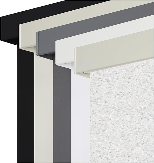 Cordless Blackout Roller Shades Blinds for Windows Free-Stop,Pull Down Room Darkening with Valance,Thermal Insulated Woven Fabric Window Door Blinds for Home,Office,Linen 66" W x 72" H