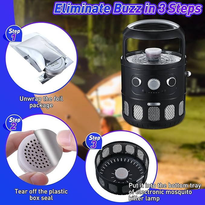 Qualirey 14 Pcs Mosquito Attractant for Bug Zapper, Each Last 60 Day Pest Lure Mosquito Trap Fly Biting Insect Bait Refill High Catch Rate Compatible with DynaTrap and All Insect Trap Indoor Outdoor