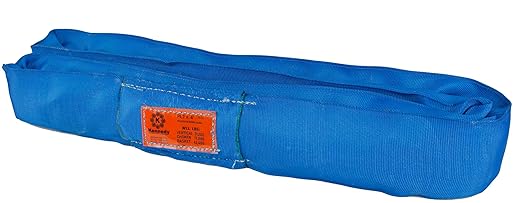 Power Lift PL7x20' Blue Polyester Round Sling (21,200 lb. Vertical Capacity)| Various Sizes in Listing | Kennedy Wire Rope & Sling Co | Proudly Manufactured in The USA