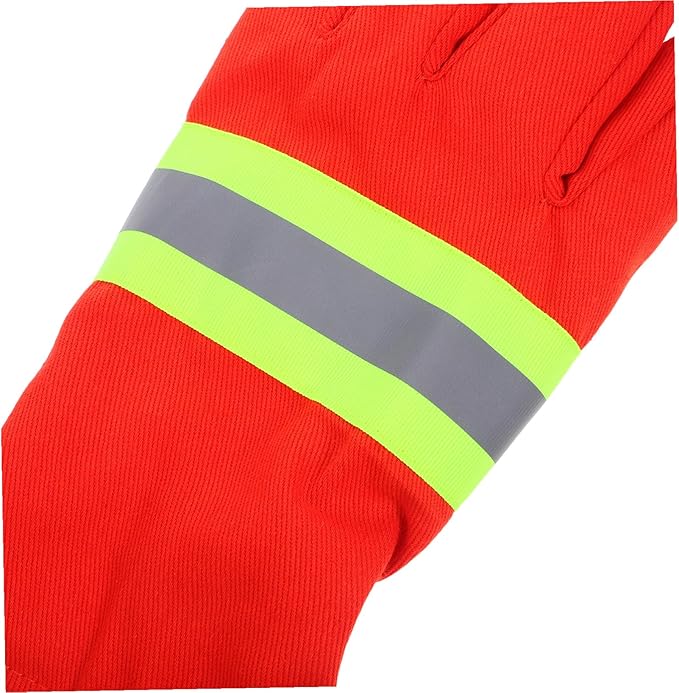 2 Pairs Heat Resistant Firefighter Gloves with Breathable Lining for Men and Women Fire-Resistant Protective Gear for High Temperature Firefighting and Rescue Operations