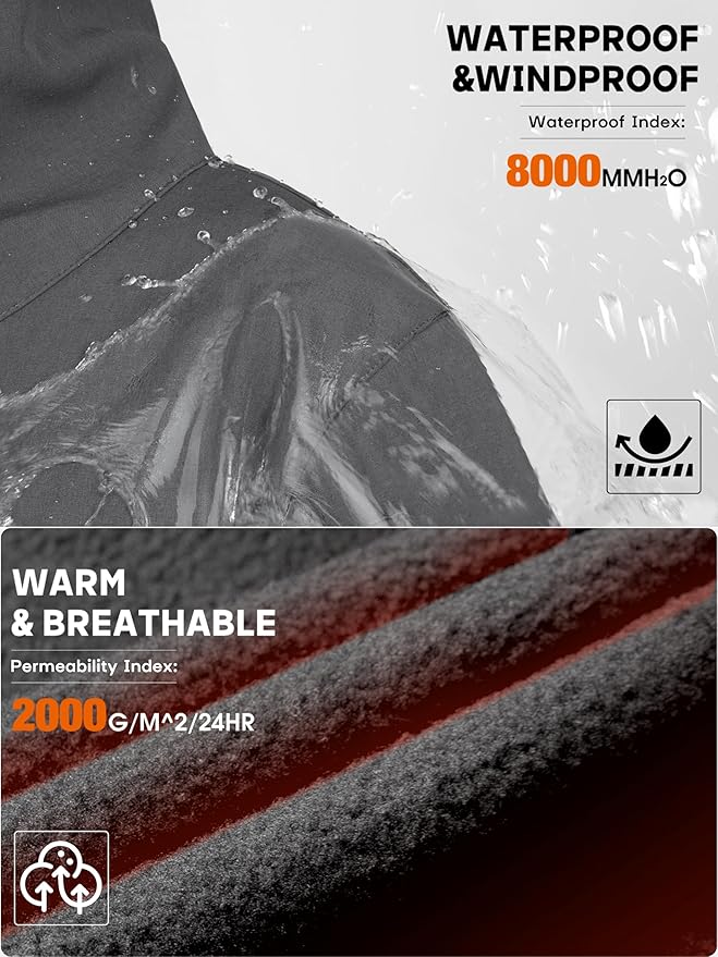 FREE SOLDIER Men's Outdoor Waterproof Soft Shell Hooded Military Tactical Jacket