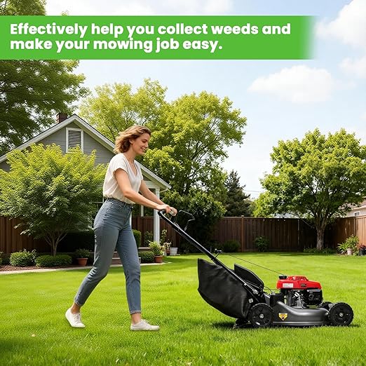 Lawn Mower Grass Bag Replacement,Fits HD HRR Series 21” Lawn Mower Grass Catcher Bag,Fabric Grass Bag 81320-VL0-P00【Frame Not Included】
