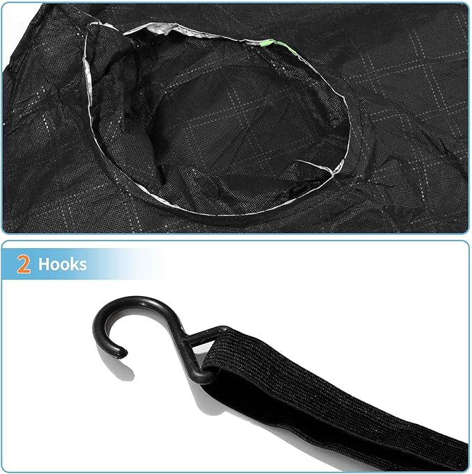 Heavy Duty Snow Car Cover 7-Layer Thickened Enlarge Windproof Waterproof Windshield Cover for Ice and Snow All-Season Versatility Universal Fit SUV/Truck/Sedan (96" x 87")