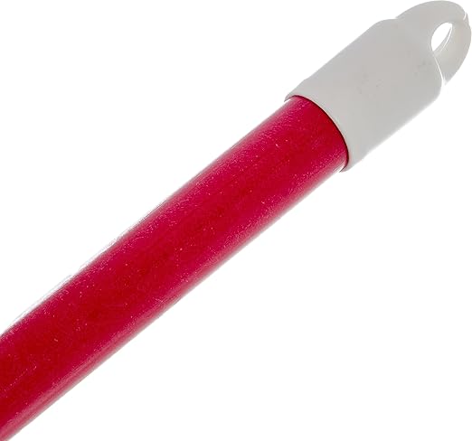 SPARTA 4166405 Spectrum Fiberglass Mop Handle With Quik-Release For Cleaning, Commercial, Residential, 60 Inches, Red, (Pack of 12)