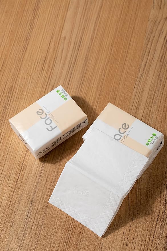 4-Ply Pocket Tissues,White Facial Tissue,84 Packs