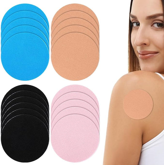 20Pcs Waterproof & Breathable Bandages Patches for Dexcom G7, Sensor Covers,Waterproof Adhesive Patches, Full Covers Receiver Elasticity Patch Latex-Free Overlay Patch for G7 Sensor