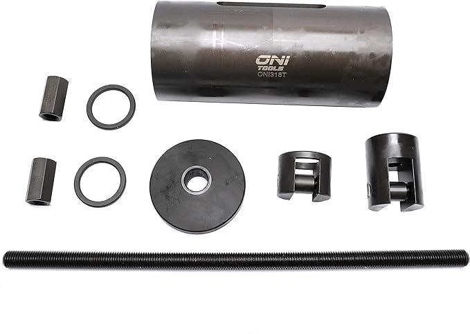 Oni Tools Universal Freightliner Airliner/Peterbilt Low Air Leaf Pin & Suspension Bushing Remover & Installer Hydraulic Tool Kit 18 Ton Alternative to 15030 50544012