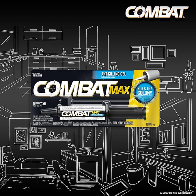 Combat Indoor and Outdoor Ant Killing Gel, 27 Gram (Pack of 12)