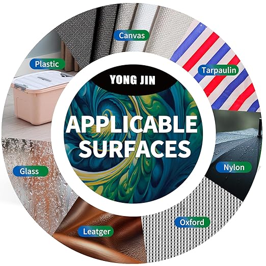 YONGJIN RV Awning Repair Tape, Heavy Duty Outdoor Tent Repair Tape and Tarp Tape, Waterproof Tarp Patch Kit for Camper, Boat Covers, Canvas, Sail, Canopy, and Outdoor Fabric Tear Repair (3 inch)