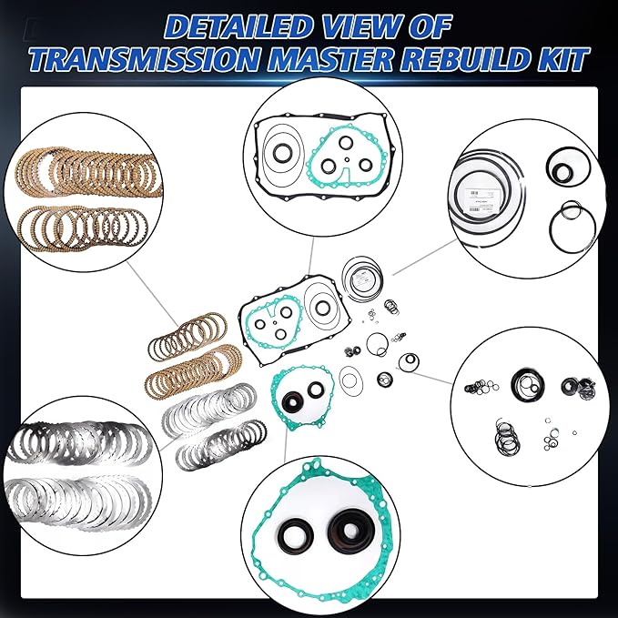 0D5 8HP65A 8HP65 Transmission Master Rebuild Kit Overhaul Seals Fits for A4 A6 Q7 Q8 S5 S4 S8 S6 Transmission Master Rebuild Kit