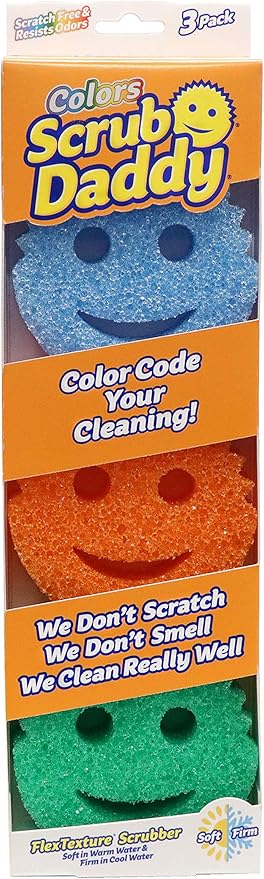 Scrub Daddy Color Sponge (3 Pack)