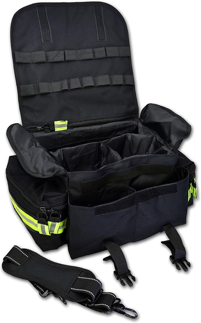 Lightning X Small Medic First Responder EMT Trauma Bag Stocked First Aid Trauma Fill Kit A Stealth Black