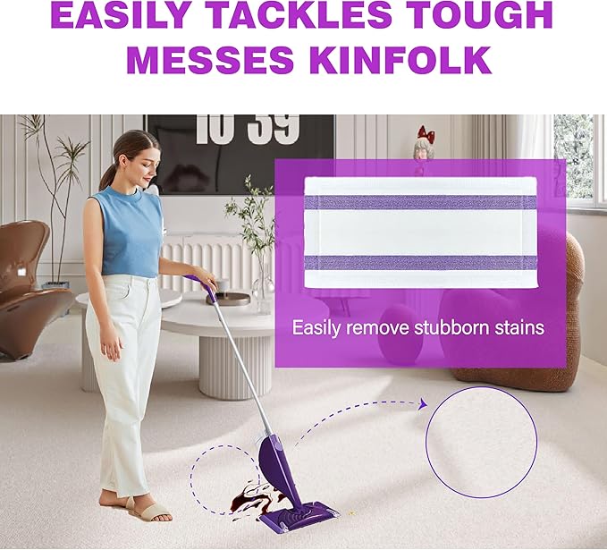 46 Mopping Pad Refill Compatible with Swiffer Wet Jet Mop, Disposable Multi Surface Wetjet Hardwood Floor Cleaner Spray Mop Pads Refills