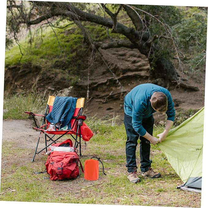Happyyami 3 Set Thermal Emergency Portable Bivy Sack Blanket for Camping Hiking Survival Outdoor Use Rainproof Lightweight Multipurpose Gear