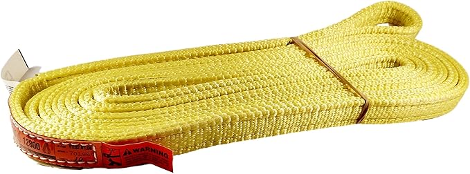 DD Sling (USA Made) 1" & 2" Widths by 4' to 30' Lengths in Listing, 2 Ply, Endless Nylon Lifting Slings, 6,400 lbs Vert, 5,100 lbs Choker, 12,800 lbs Basket (1" x14')