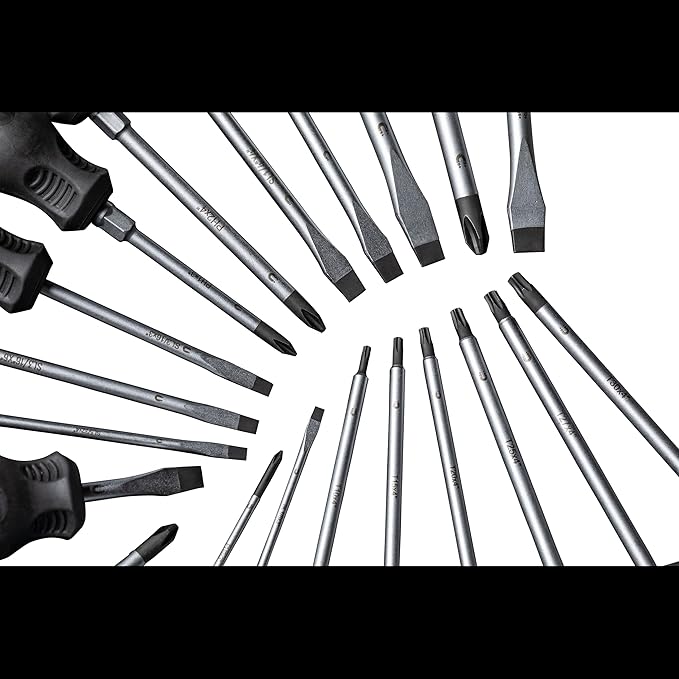 SUNEX TOOLS SXCSDS20 Phillips®, Slotted & Torx® Magnetic Screwdriver Set