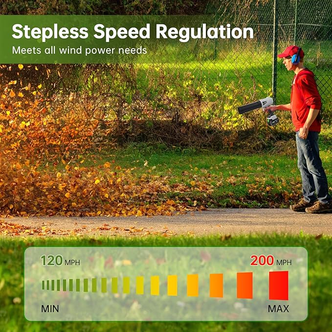 Upgrade Leaf Blower Cordless,Jonebar Electric Leaf Blower with Battery and Charger,21V 4.0Ah Lightweight Handheld Mini Turbo Jet Blower with Extended Nozzle for Lawn Care,Yard and Garden