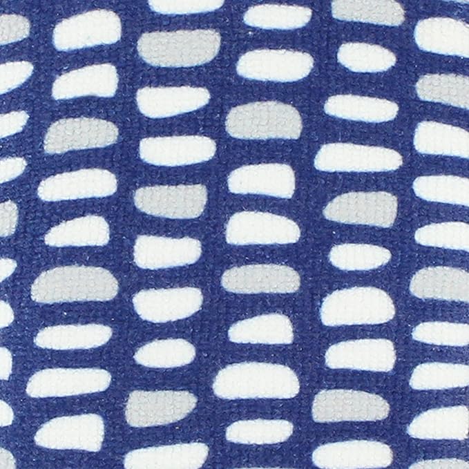 MÜkitchen Premuim Sponge for Dishes and Household Cleaning | Microfiber Print and Non-Scratch Scrub Pad | Set of 4 | (Stones)