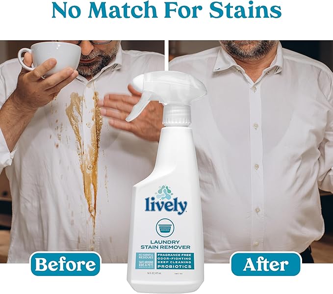 Lively Complete Household Cleaning Bundle – Multi-Purpose Cleaner, Degreaser, and Laundry Stain Remover