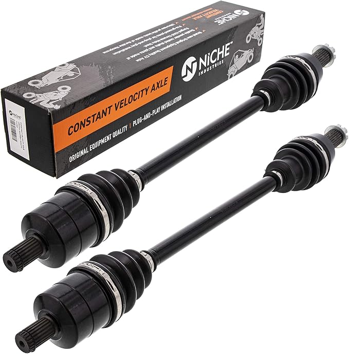 NICHE High Strength Front and Rear Left Right Drive Shaft Axle Rebuild Kit for 2010-2014 Polaris Ranger 1333233