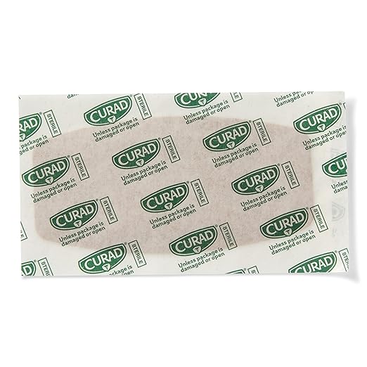 CURAD Flex-Fabric Adhesive Bandages, X-Large 2x4, 50 Count