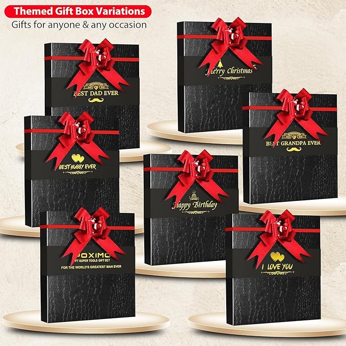Multitools Gifts Set for Papa with 14-In-1 Multi-Pliers, Pocket Knife, Tactical Pen, Gifts for Grandfather Stocking Stuffers Multi-tools Kit(BEST GRANDPA EVER)