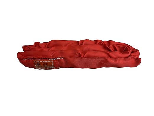 Power Lift PL5x50' Red Polyester Round Sling (13,200 lb. Vertical Capacity)| Various Sizes in Listing | Kennedy Wire Rope & Sling Co. | Proudly Manufactured in The USA