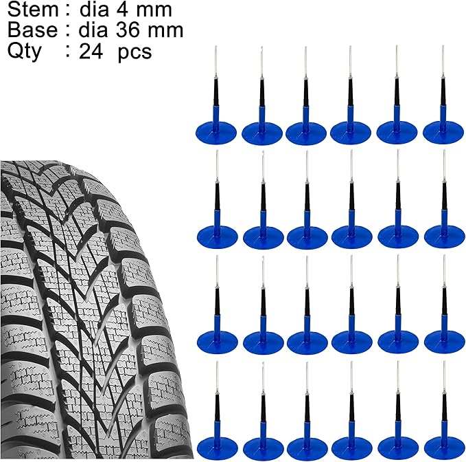 TP-101W Combination Repair Unit, Tire Repair Patch Plug 5/32" x 1" Wrapped stem 24 pcs