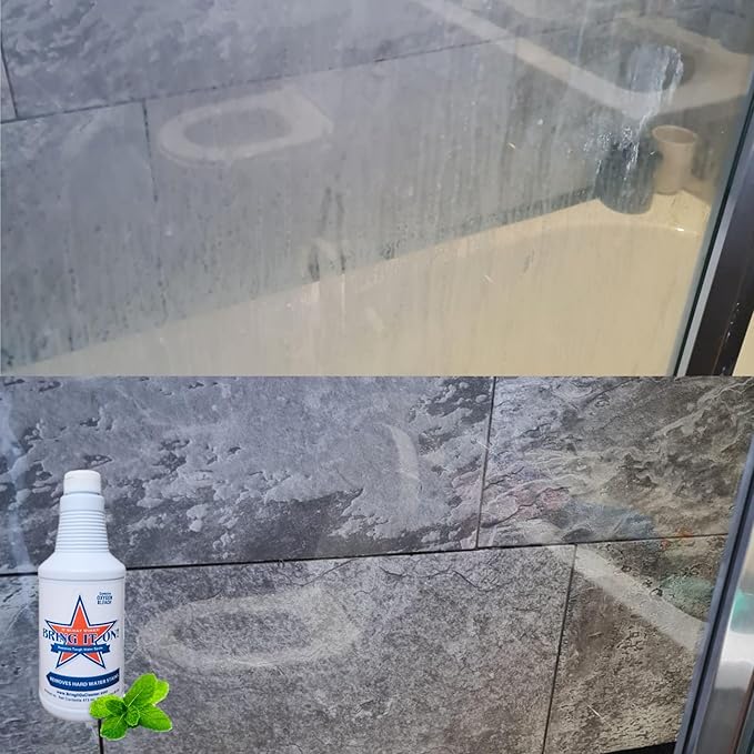 Bring It On Grout Cleaner, Hard Water Stain Remover, Remove Spots on Shower Door, Clean Tile, Fiberglass, Windows, Grout Lines Cleaner 16 Ounce