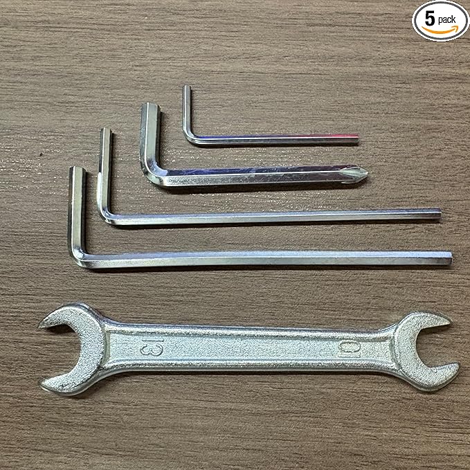 Tool sets, Allen wrenches, screwdrivers. Wrench numbers 10 & 13