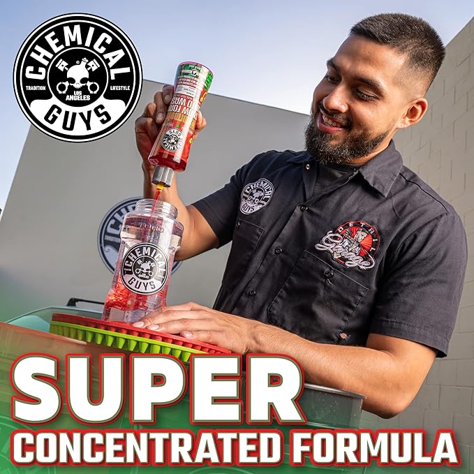 Chemical Guys Car Wash Soap for Foam Cannon or Bucket, Honeydew Snow Foam Car Wash Soap for Trucks, Motorcycles, RVs & More, Super Suds, Honeydew Scent - 64 oz (Half Gallon)