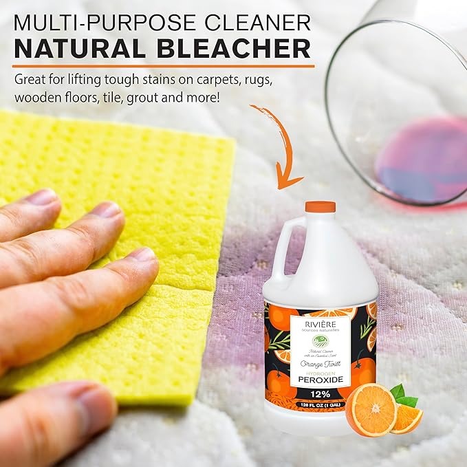 Rivière 12% Scented Hydrogen Peroxide, Gallon, Orange
