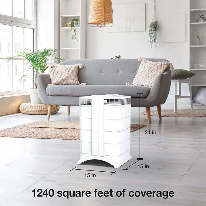 IQAir HealthPro Compact XE Air Purifier - 3-Pack - Compact HyperHEPA Fration for Spaces up to 3720 sq ft - Allergens, Smoke, Dust, Mold, Pet Dander, Swiss Made, WiFi Enabled