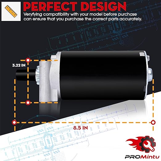 Starter Motor Replaces for 42" 50" Toro MX5000 SS5000 SS4235 SS4260 TimeCutter Zero-Turn Mower LX425 LX468 LX500 GT2100 GT2300 Lawn Tractor with Kohler Courage 7000 Series 20HP 23HP 25HP 27HP Engines