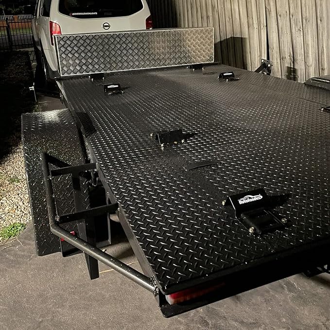Wheel Chock Tie Down Kit (4,500lb Break Strength) Heavy Duty Trailer Tire Straps System for ATV, UTV, Lawn Mower & More - Ratchet Tie Downs Accessories with E Track for Four Wheeler