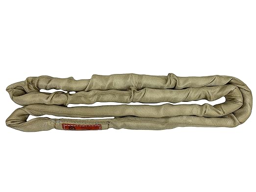 Power Lift PL4x24' Tan Polyester Round Sling (10,600 lb. Vertical Capacity)| Various Sizes in Listing | Kennedy Wire Rope & Sling Co. | Proudly Manufactured in The USA