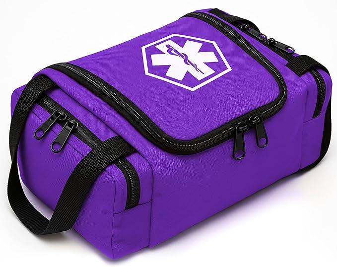 Dixie EMS Dixigear Empty First Responder II Bag 10.5" x 5" x 8" – Purple