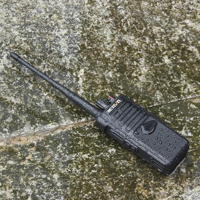 Retevis RT29 Long Range 2 Way Radio with Mic, 15in Antenna,Heavy Duty Professional Walkie Talkies,IP67 Waterproof Two Way Radio,700,000 sq. ft/50 Floor Range,3200mAh,for Construction Logistics(4Pack)