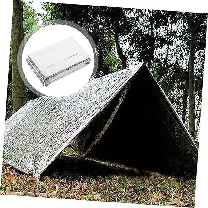 4Pcs Emergency Thermal Insulation Blankets Lightweight Portable Camping Survival Cold Weather Emergency Outdoor Blankets