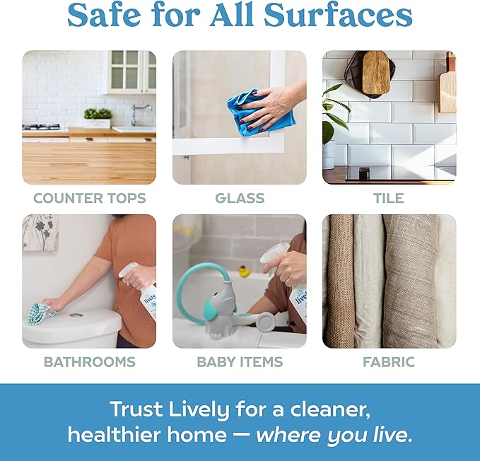 Lively Home Cleaning & Stain Removal Bundle – Multi-Purpose Cleaner and Laundry Stain Remover