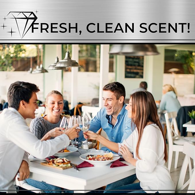 Restaurant Bio-Deodorizing Floor Cleaner Heavy Duty Commercial Concentrated Enzyme Degreaser and Odor Eliminator for Use in Mopping Bathroom, Kitchen, and Dining Room - 4 Gallons