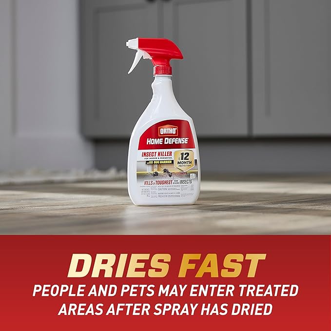Ortho Home Defense Insect Killer for Indoor and Perimeter2, Controls Ants, Roaches, Spiders and More, 24 fl. oz., 2-Pack