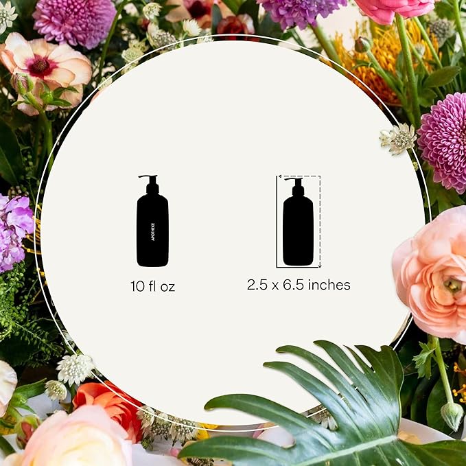 APOTHEKE Liquid Hand Soap, Charcoal - 10 Fl Oz Hydrating Handsoap with Premium Fragrance Oils Gently Cleanses, Moisturizes & Rejuvenates Skin - Scented Hand Wash for Kitchen & Bathroom