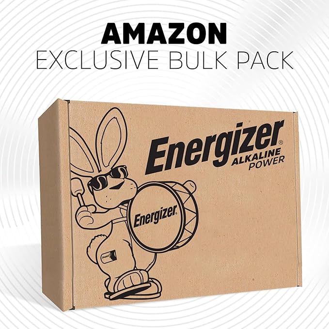 Energizer Alkaline Power D Batteries 12 Count (Pack of 1), Long-Lasting Alkaline Size D Batteries